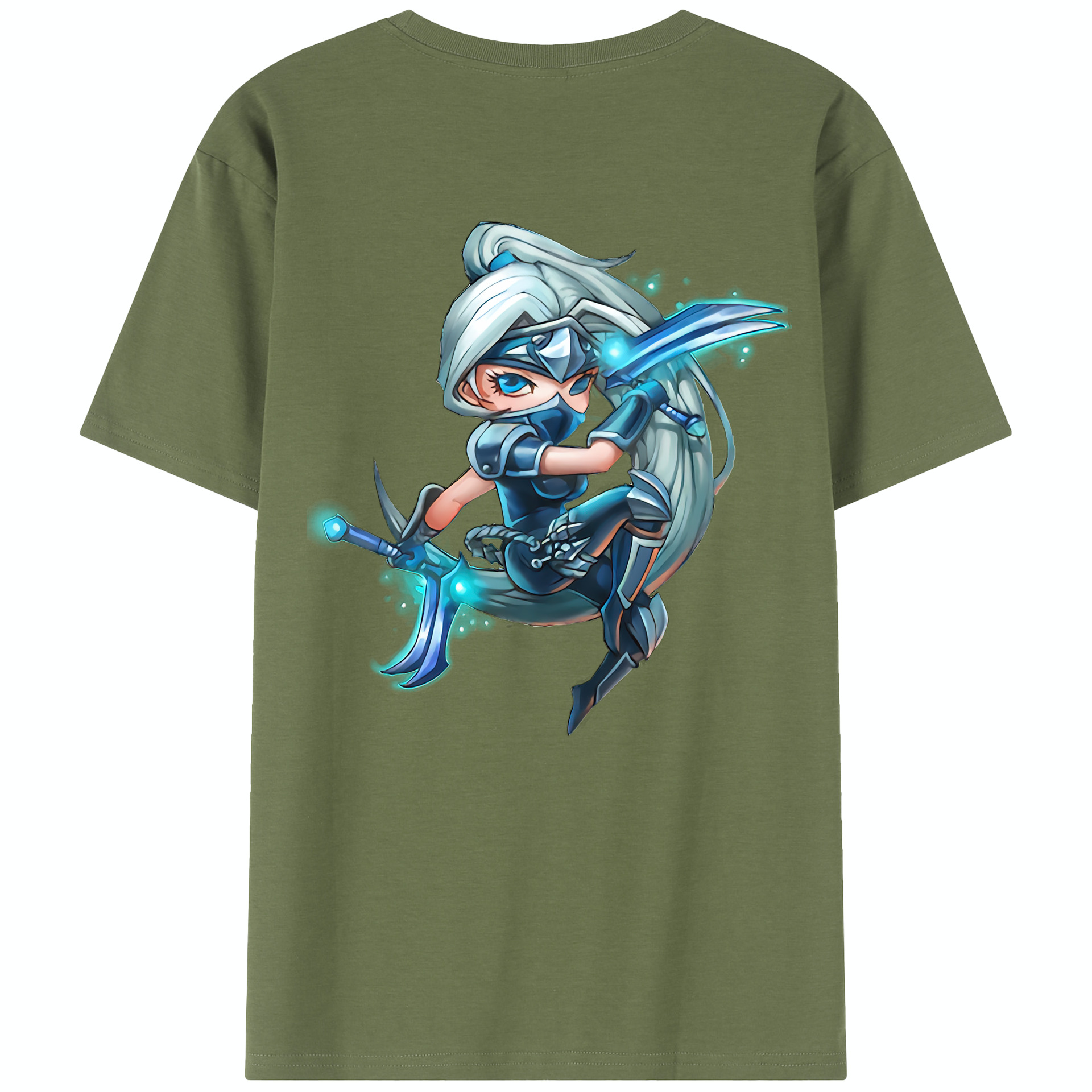 リーグ・オブ・レジェンド League of Legends LOL 綿100％半袖Tシャツ（背面プリント）